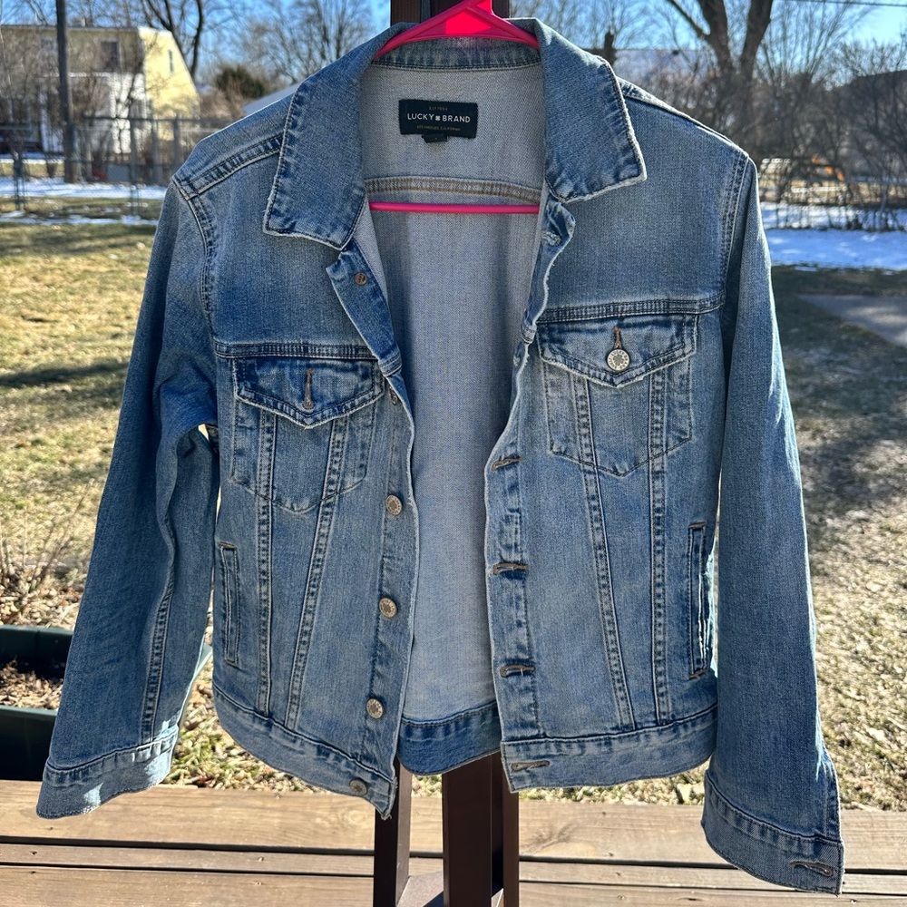 Lucky Brand Light Wash Denim Jacket